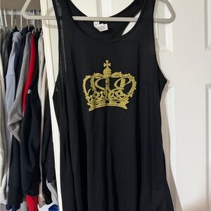 Bella Canvas Black Top with Gold Accent